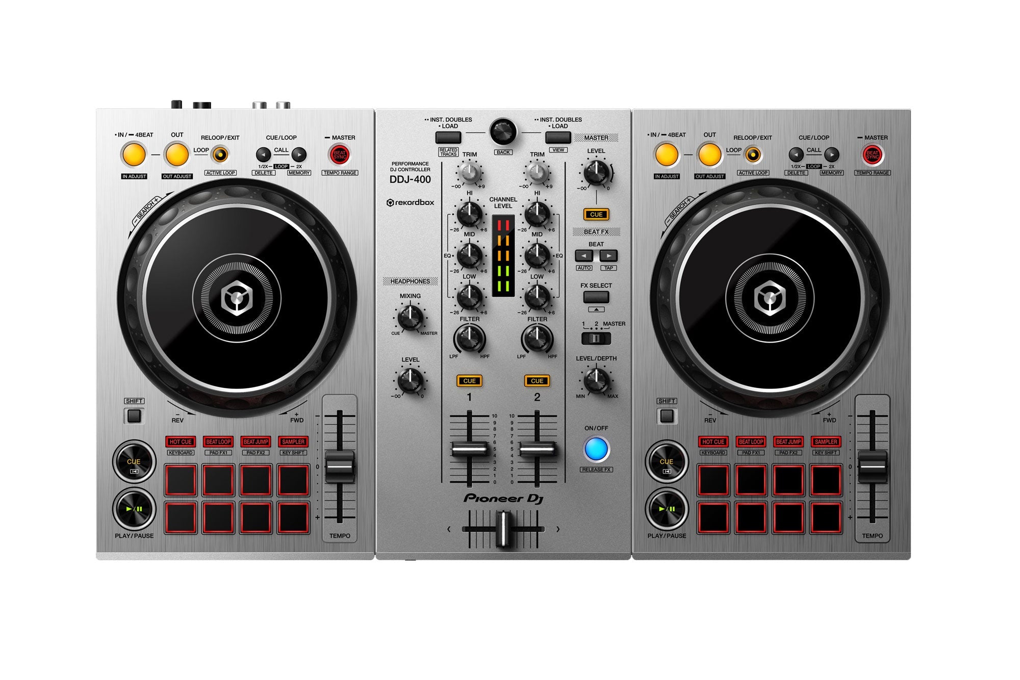 Pioneer DJ DDJ-400 コントローラー 箱、ケーブルありPioneer DJ】DDJ