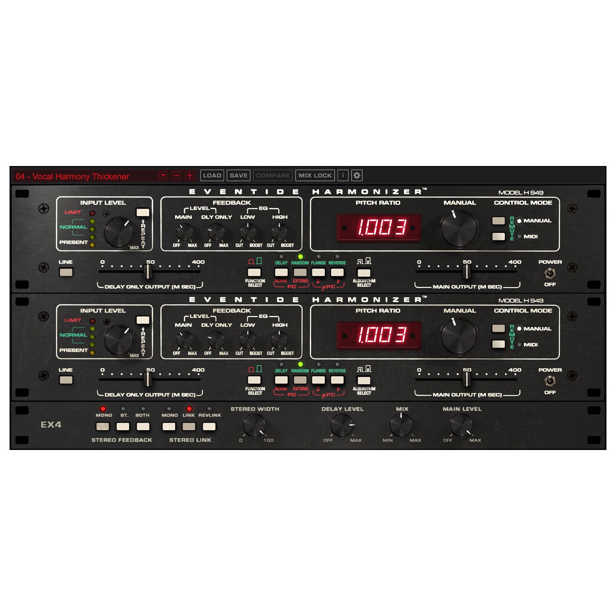 H949 Harmonizer | Harmonizer, Delay, Pitch VST Plugin | Eventide Audio