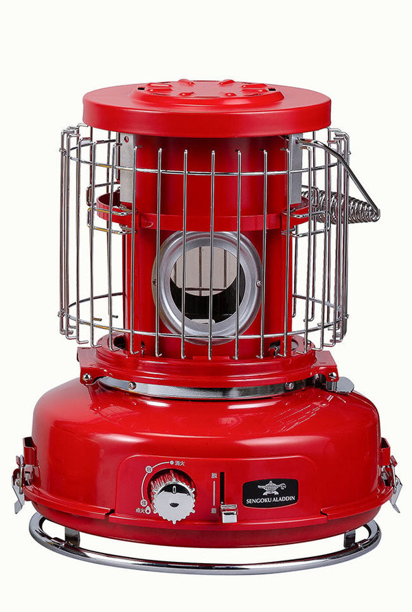 センゴクアラジン ポータブルガスストーブ 赤 収納袋付 【25日限定