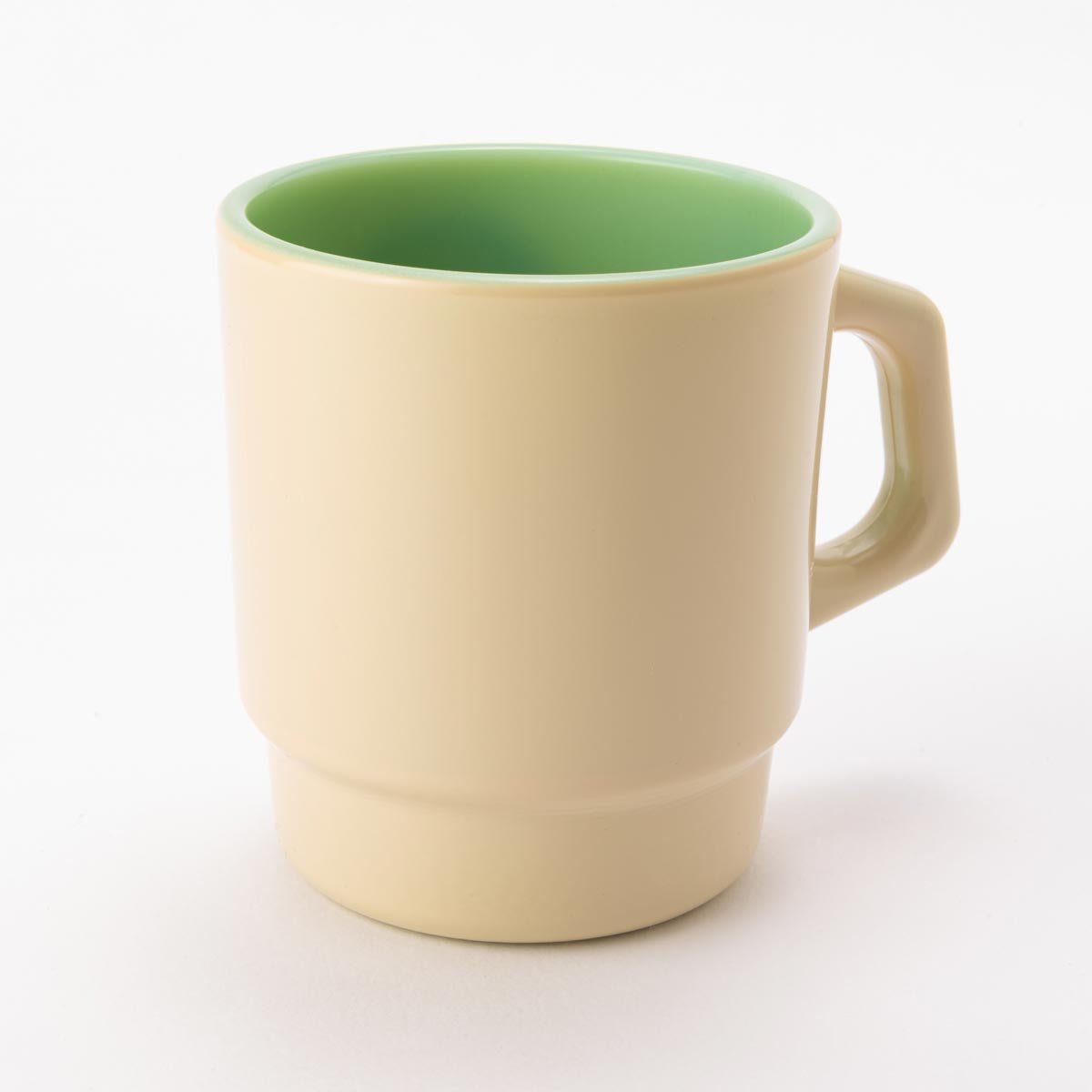 Fire-King スタッキングマグ ジェダイ アイボリースプレー [Eagle