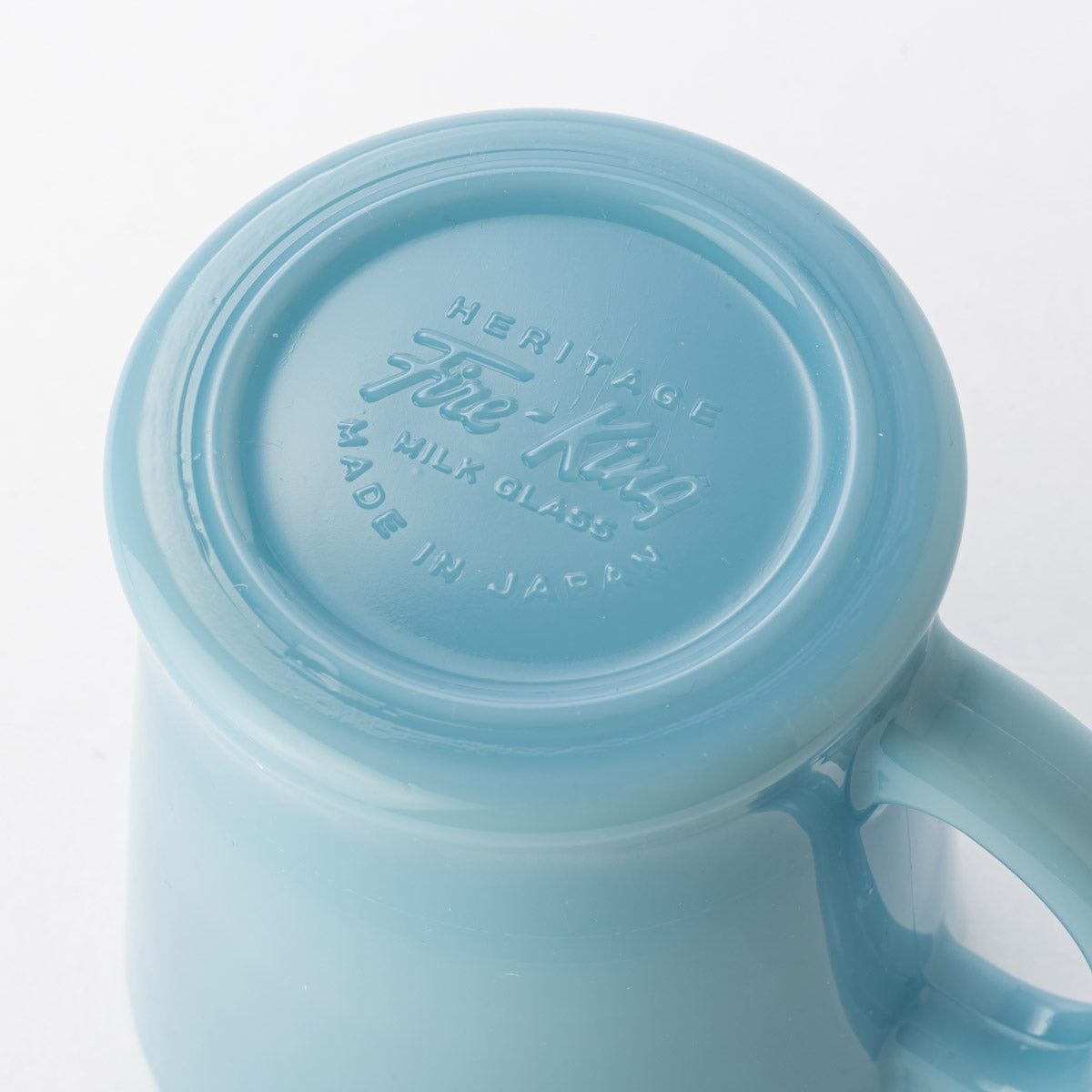 fire king D ハンドル マグ ターコイズブルー 1点 ＃006 fire king D