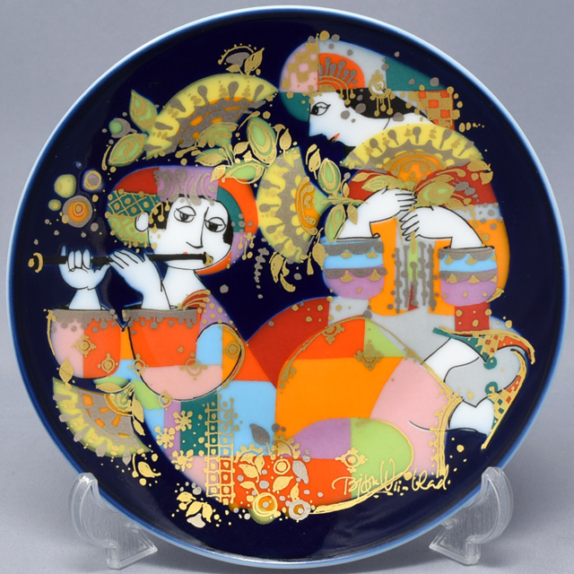 飾皿 米国 アンティークモール購入 陶磁器 プレート ラスティング