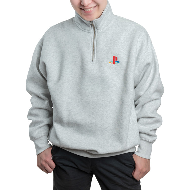 Heritage ハーフジップスウェット / PlayStation™ グレー – GRAPHT