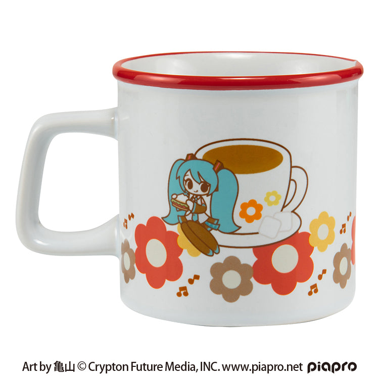 初音ミク マグカップ (初音ミク Art by 亀山 カフェ) – GRAPHT