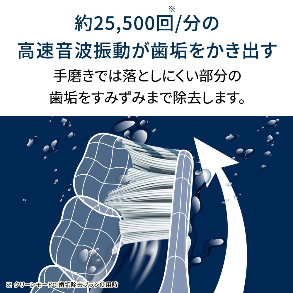 音波式電動歯ブラシ 充電式 HT-B3190-W ホワイト | オムロン ヘルス