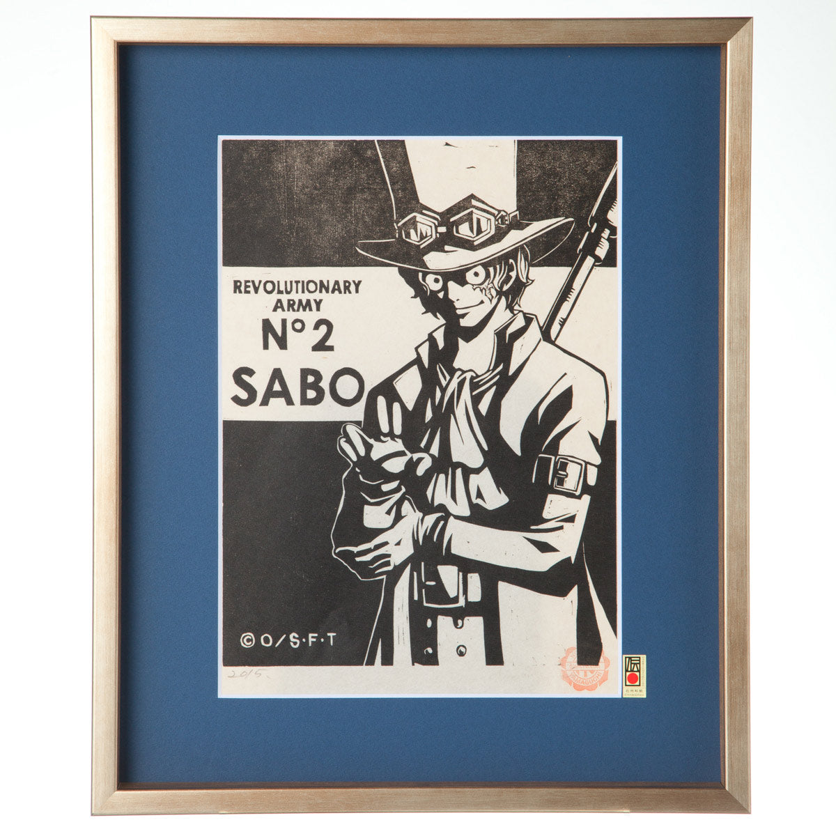 ワンピース 木版画コレクション ポートガス D エース ワンピース木版画