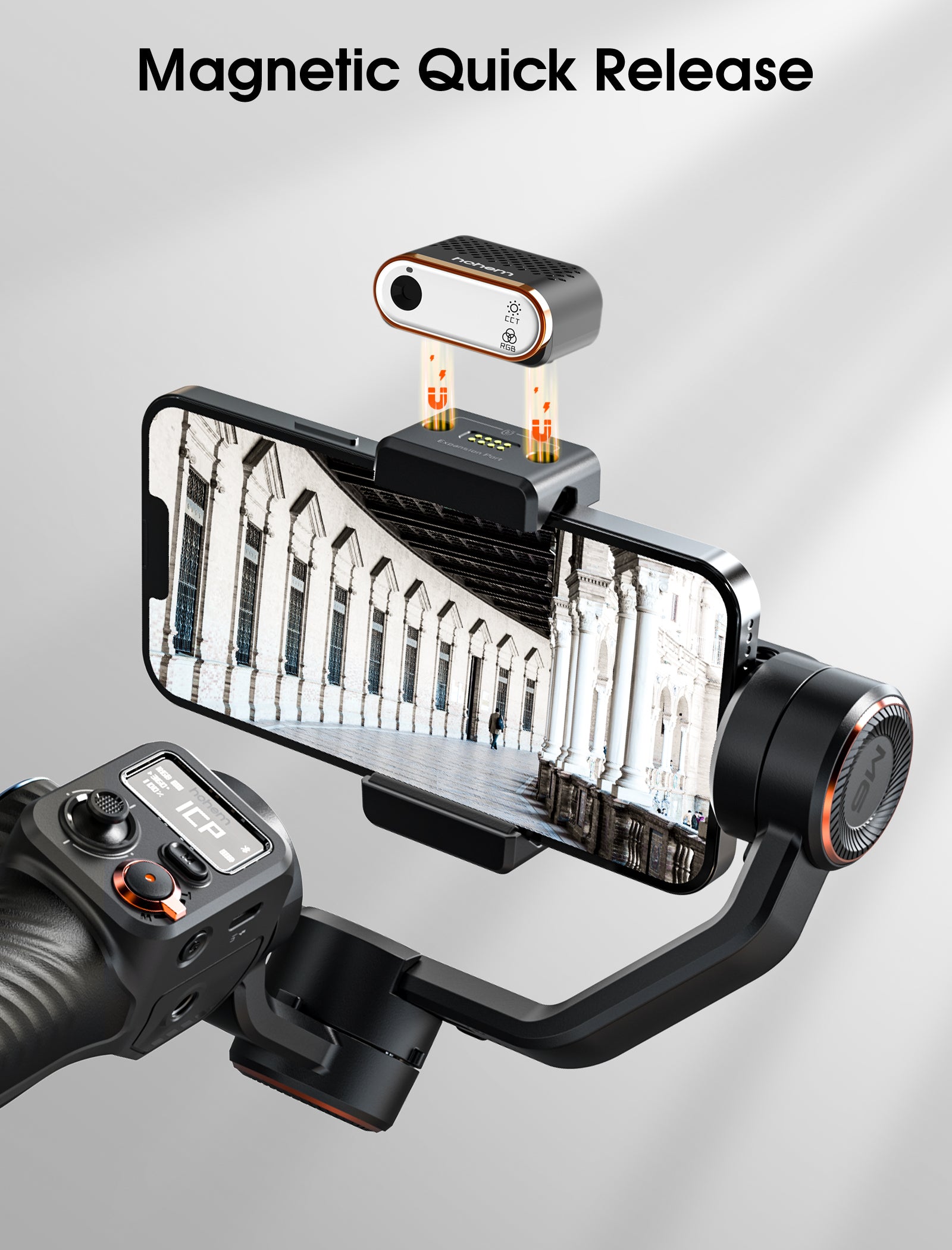 Hohem M6 AI Gimbal – Smart AI Tracking Camera Stabilizer