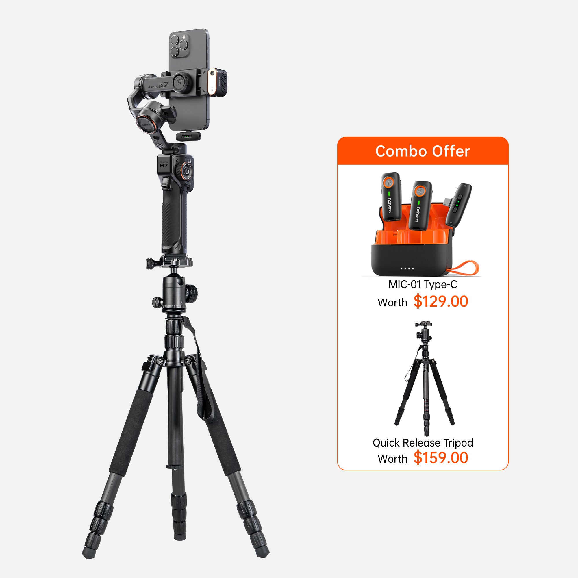 Hohem iSteady M7 – AI-Powered Gimbal for Phone