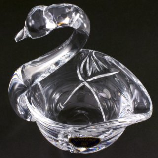 チェコ SKLO BOHEMIA ボヘミアクリスタル（BOHEMIA CRYSTAL）白鳥 小物