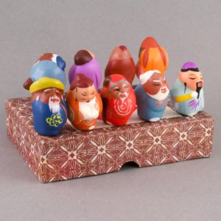 アンティーク 中国骨董 民芸品 江蘇省無錫恵山 泥人形 置物 フィギュ