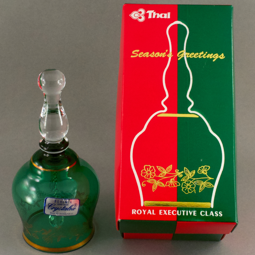 エーゲルマン ハンドベル 呼び鈴 チェコ共和国 製 ボヘミアガラス