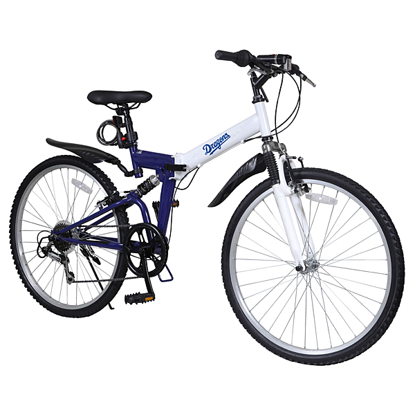 たくま様折り畳みマウンテンバイク ホワイト 折りたたみ マウンテン