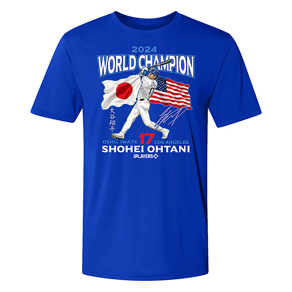 2024 World Series Champs TシャツMサイズ大谷翔平