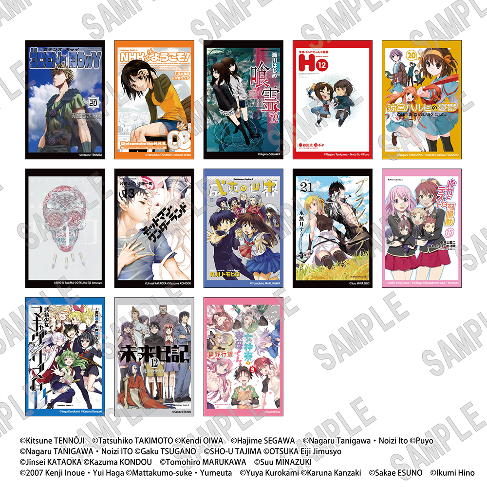 物語シリーズ スクエア缶バッチコレクション1 17種コンプ+1種(特典) 18