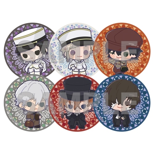 文豪ストレイドッグス 明治村 コラボ 描き下ろし 缶バッジ 等身 未開封