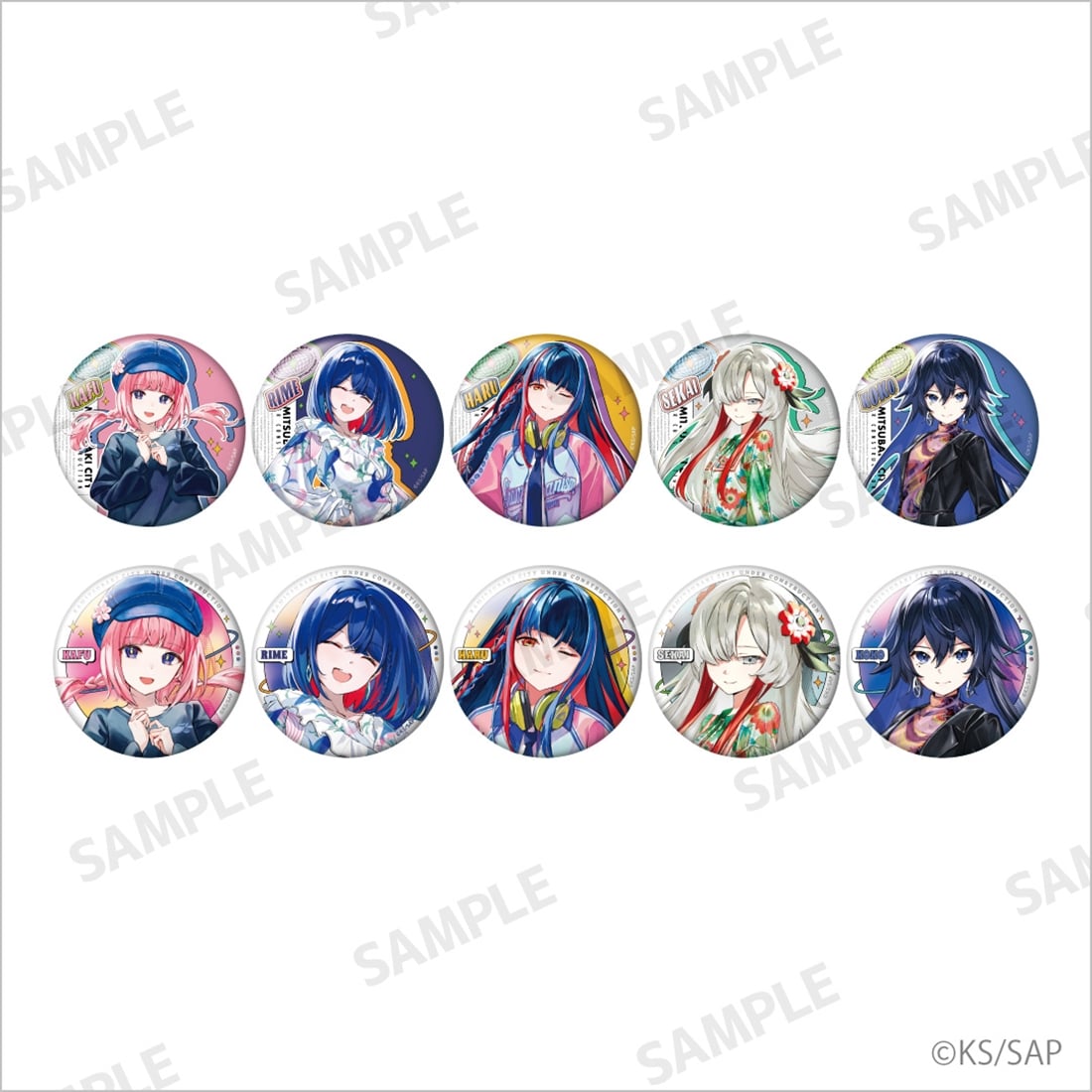 神椿 明透 缶バッジ ステッカー まとめ 神椿 明透 缶バッジ ステッカー