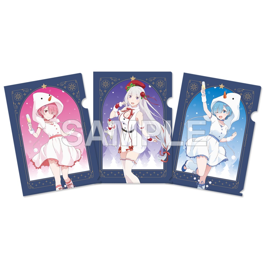 会場先行】「Re:ゼロから始める異世界生活」クリアファイルセット