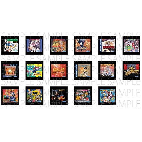 メガドライブカートリッジ ミニ」コンプリートセット Vol.1: グッズ