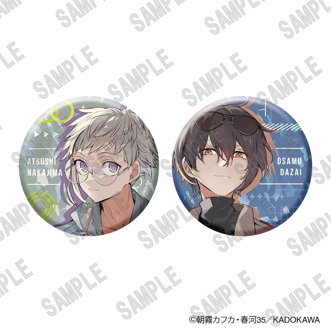 会場先行】「文豪ストレイドッグス」ホログラム缶バッジセット(C107