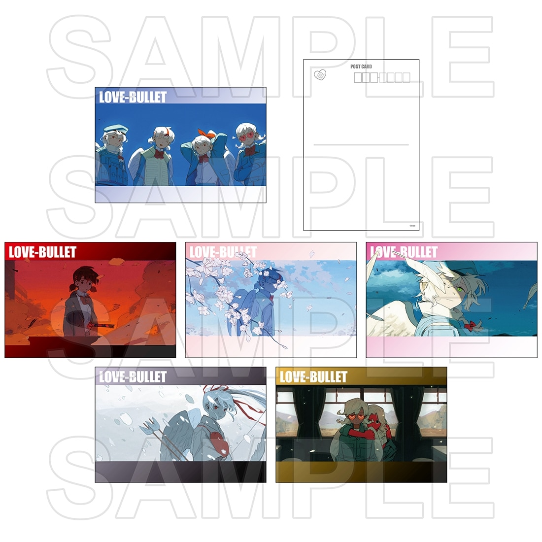 ラブ・バレット ポストカードセット JP: グッズ・文具 | カドスト