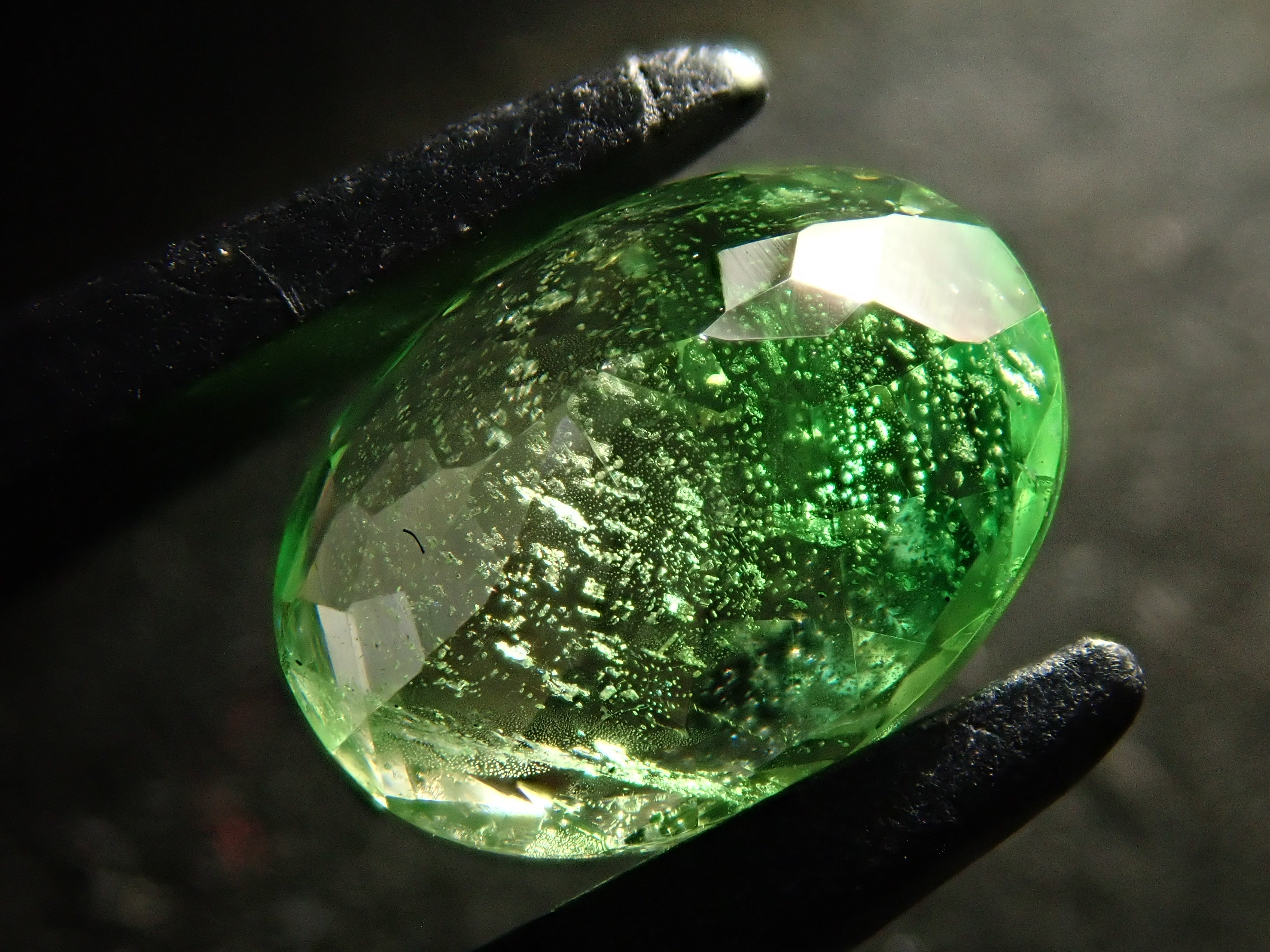 タンザニア産バイカラーグロッシュラーガーネット 1.359ctルース