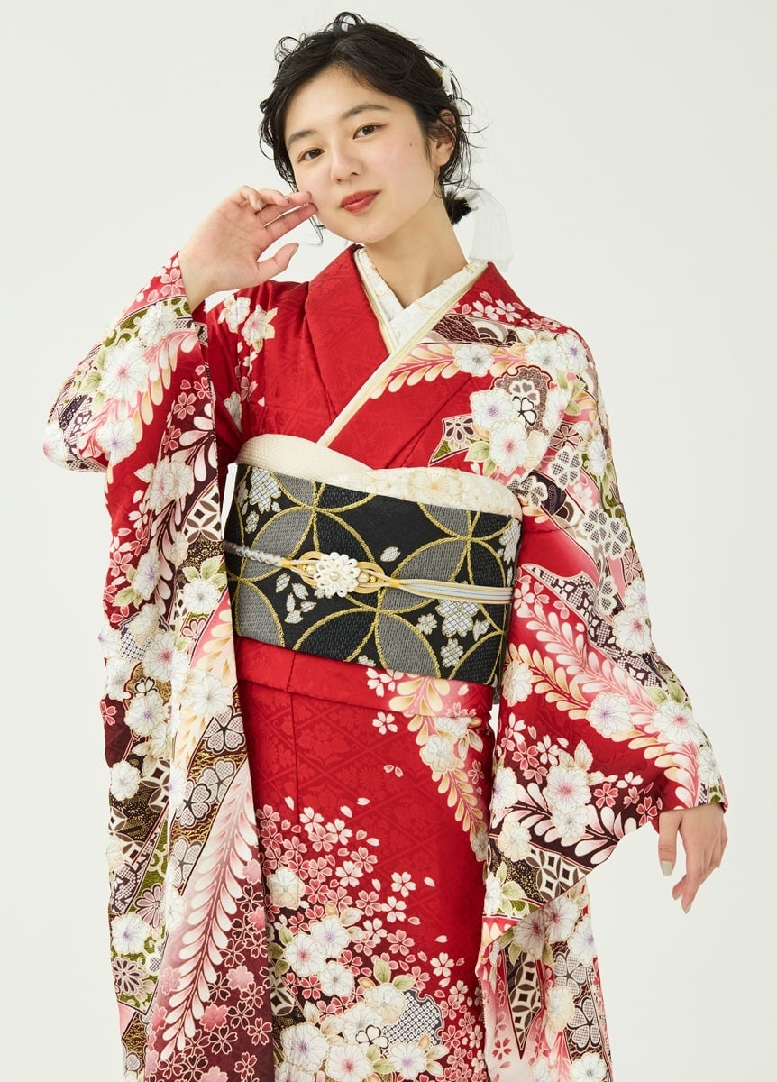 無地三枚重ね衿 生成り | 振袖 | やまとオンラインストア