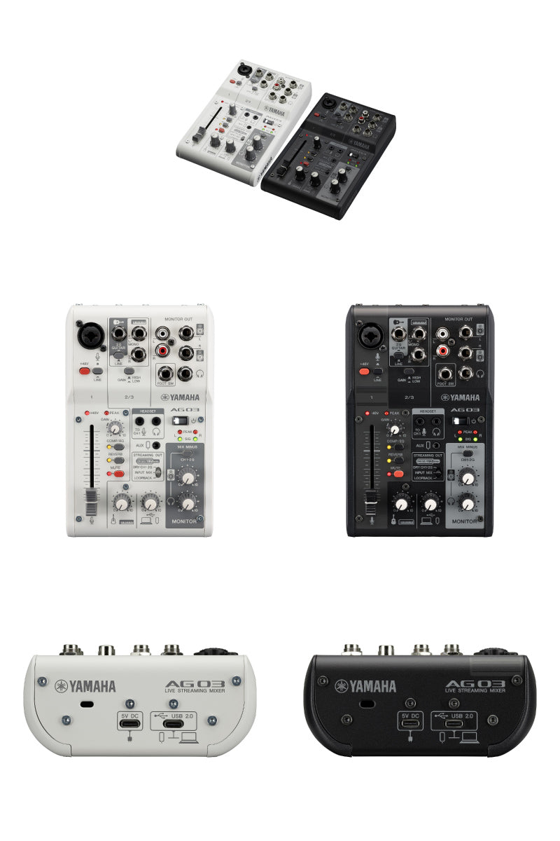 YAMAHA AG03MK2 3チャンネル ライブストリーミングミキサー – kitcut