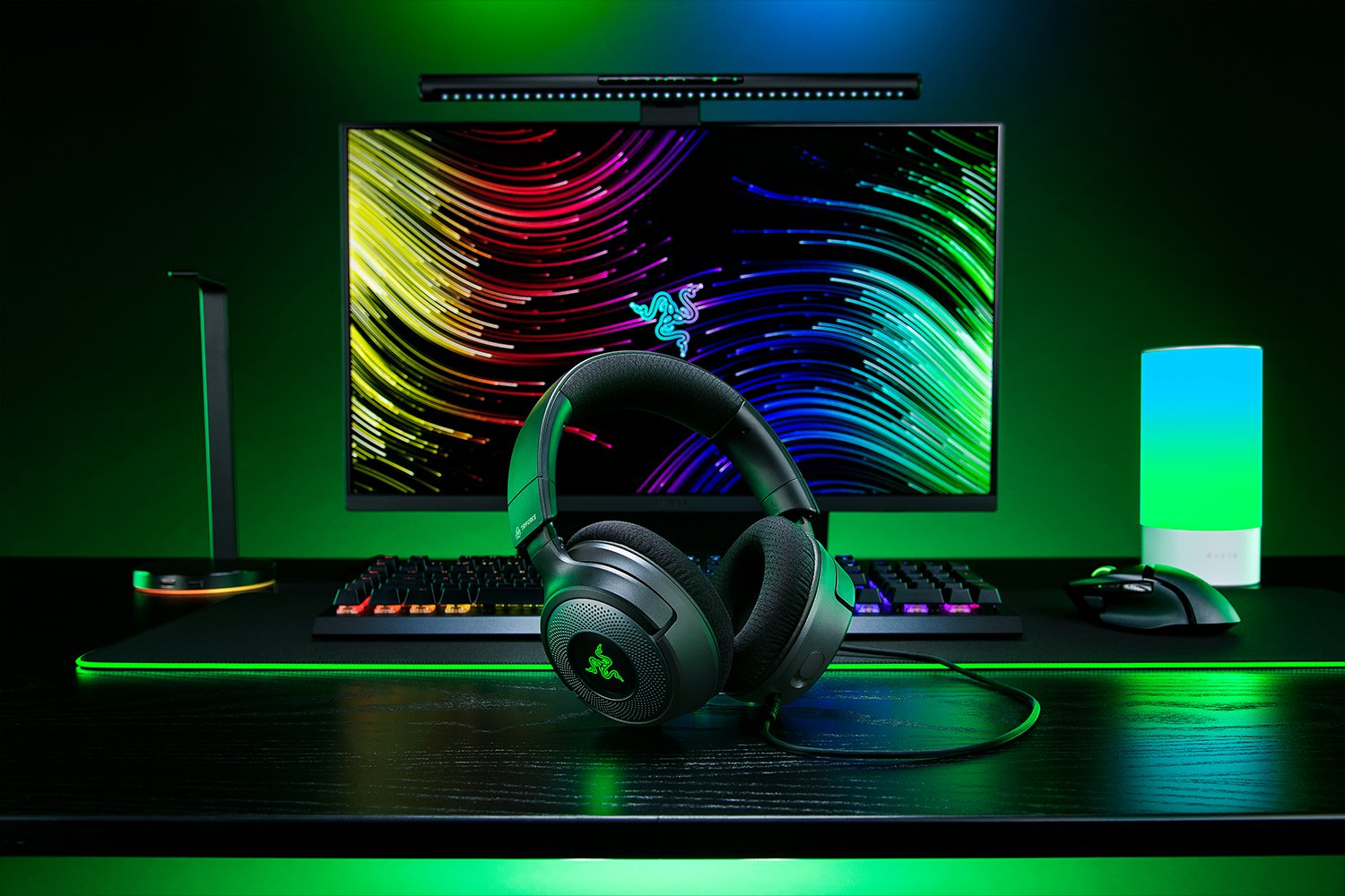 Razer Kraken V4 X Razer Chroma RGB 対応 有線 ゲーミング ヘッド