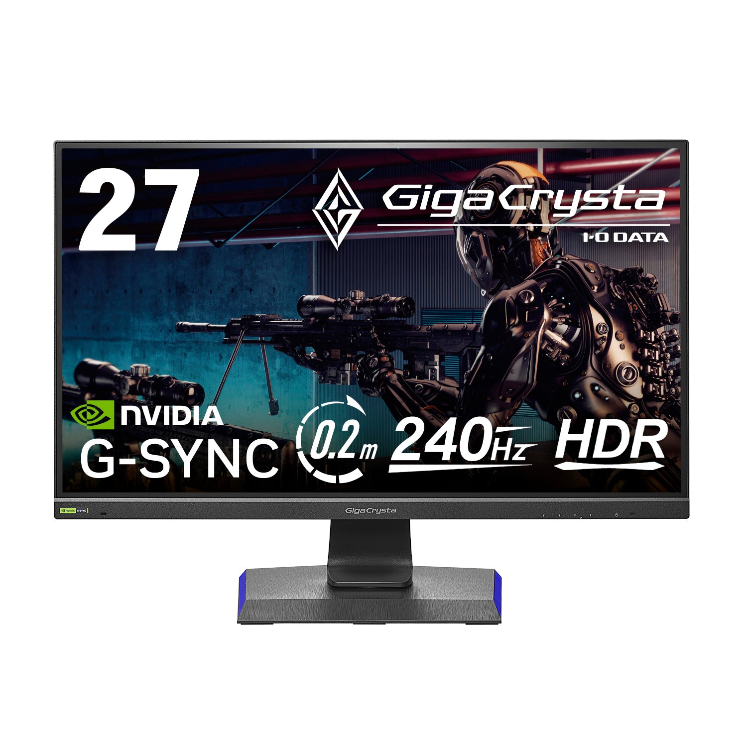 IO Data 27型 GigaCrysta ゲーミングモニター WQHD解像度対応 240Hz