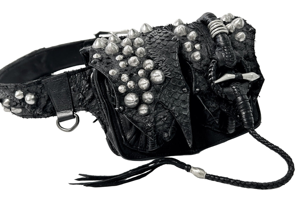 KMRII python belt bag with real snakeskin leather archive KMRii