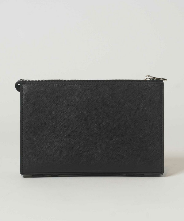 フェイクレザー サフィアーノ クラッチ バッグ｜メンズファッション