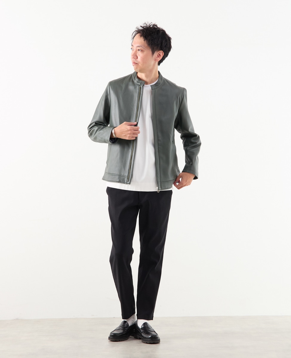 シープナッパシングルライダースジャケット｜MEN'S MELROSE（メンズ