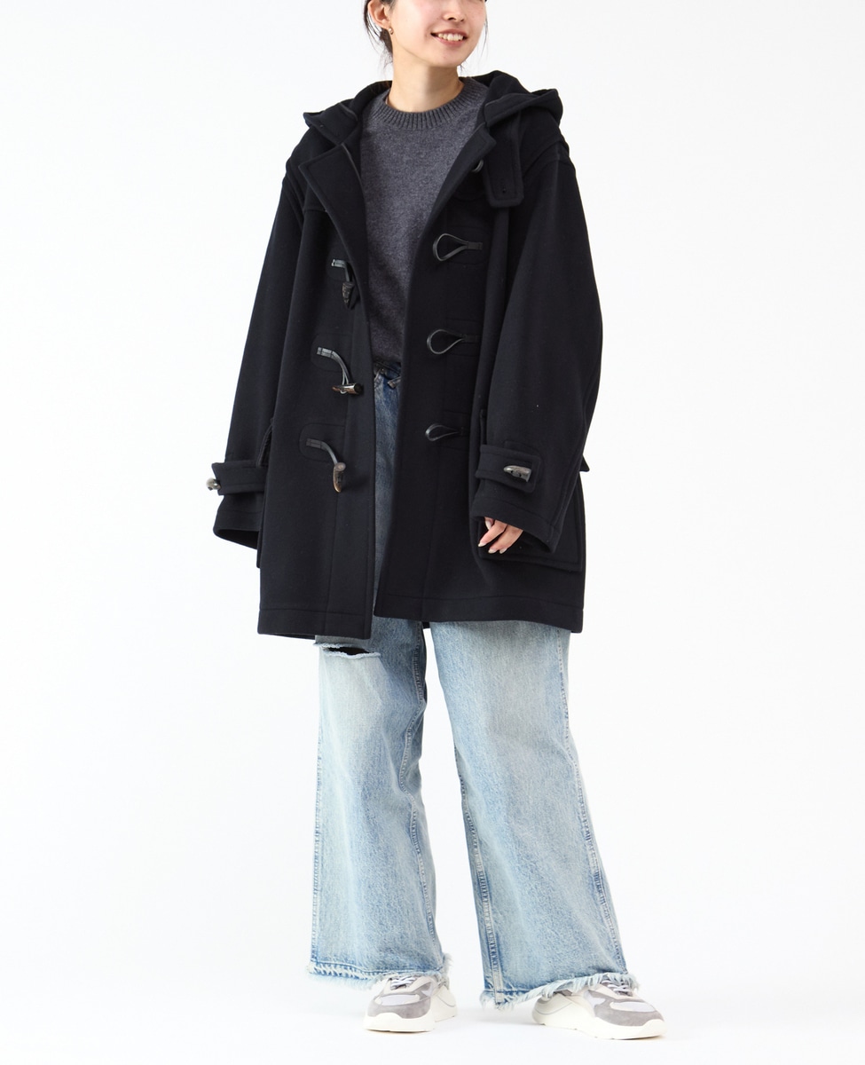 MONTGOMERY/モンゴメリー】Alton Pile Melton Duffle Coat Short