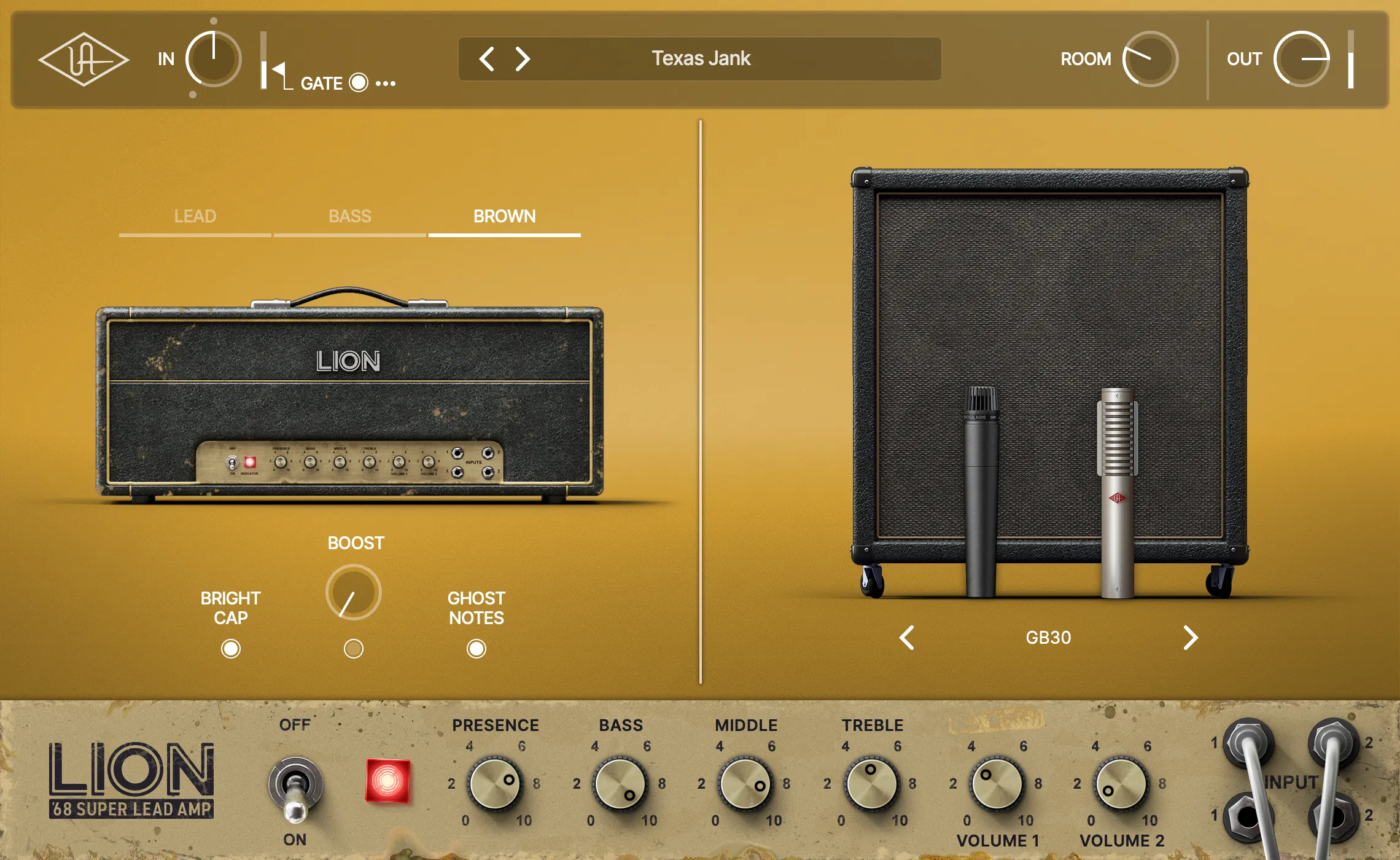 Universal Audio | UAD Lion '68 Super Lead Amp | 正規輸入代理店
