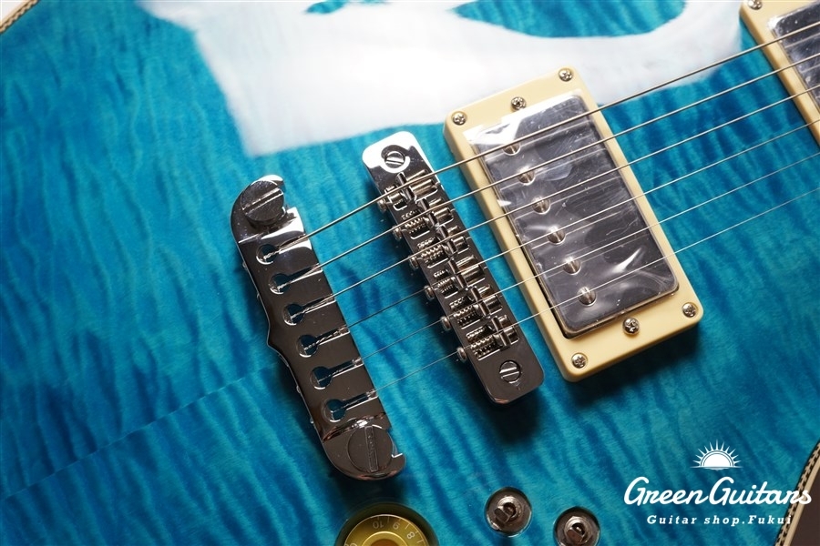 Aria Pro II PEシリーズ 木目シースルーダークグリーン 新品弦張替済