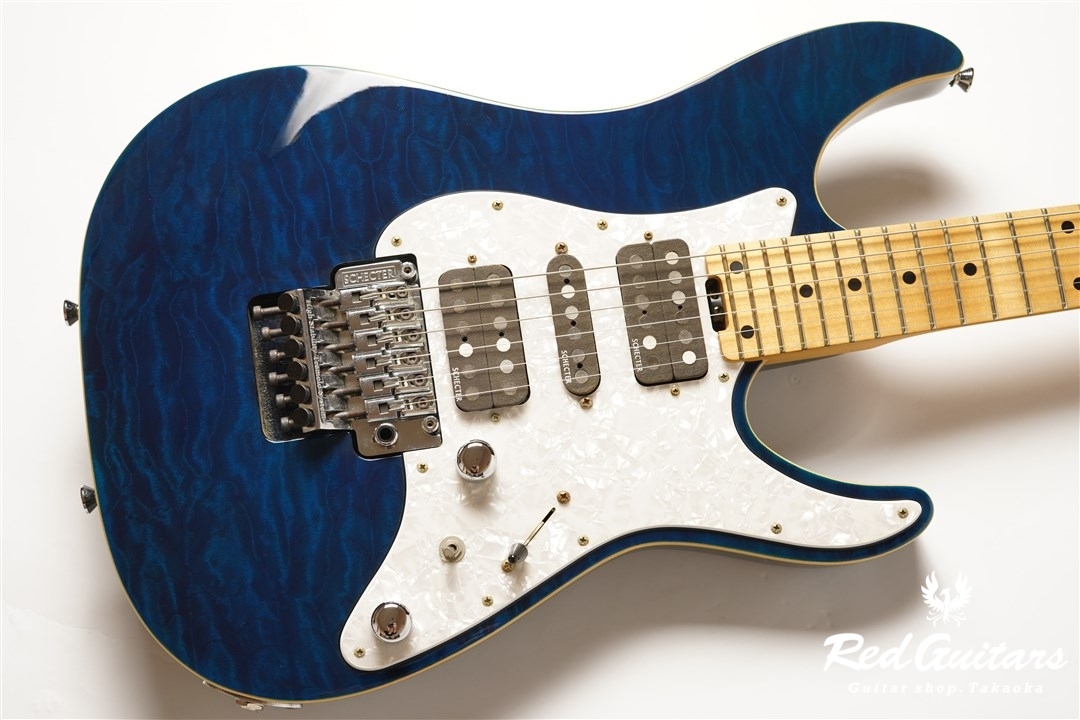 SCHECTER SD-2-24-AL - See thru Blue | Red Guitars Online Store