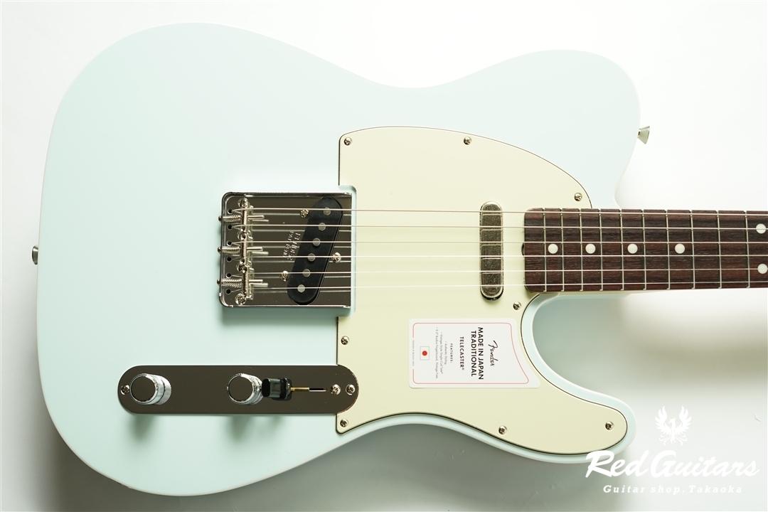 Fender MIJ Traditional '60s Telecaster Custom - Sonic Blue | Red