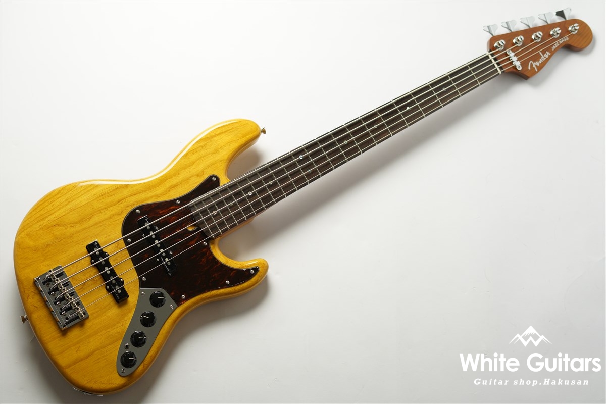 Fender Deluxe Jazz Bass V Kazuki Arai Edition - Vintage Natural