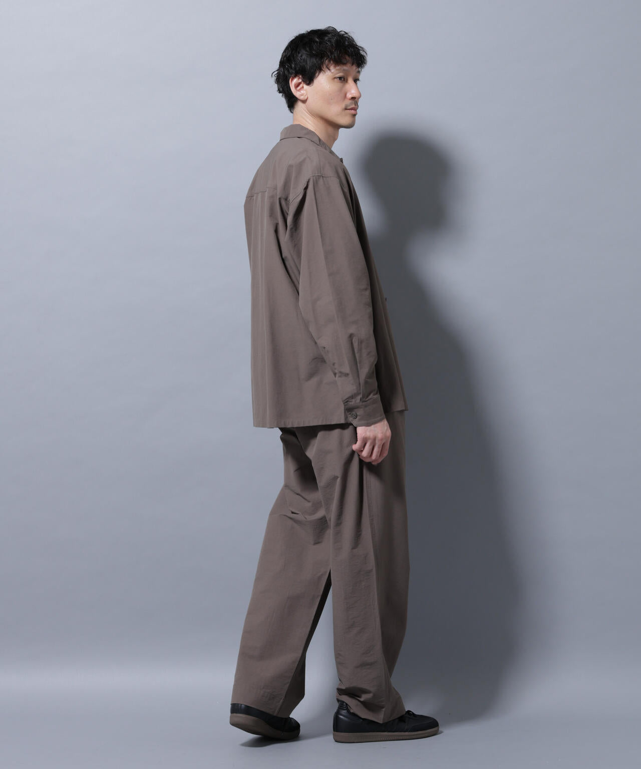 ストレッチ ワイド イージーパンツ (セットアップ可)