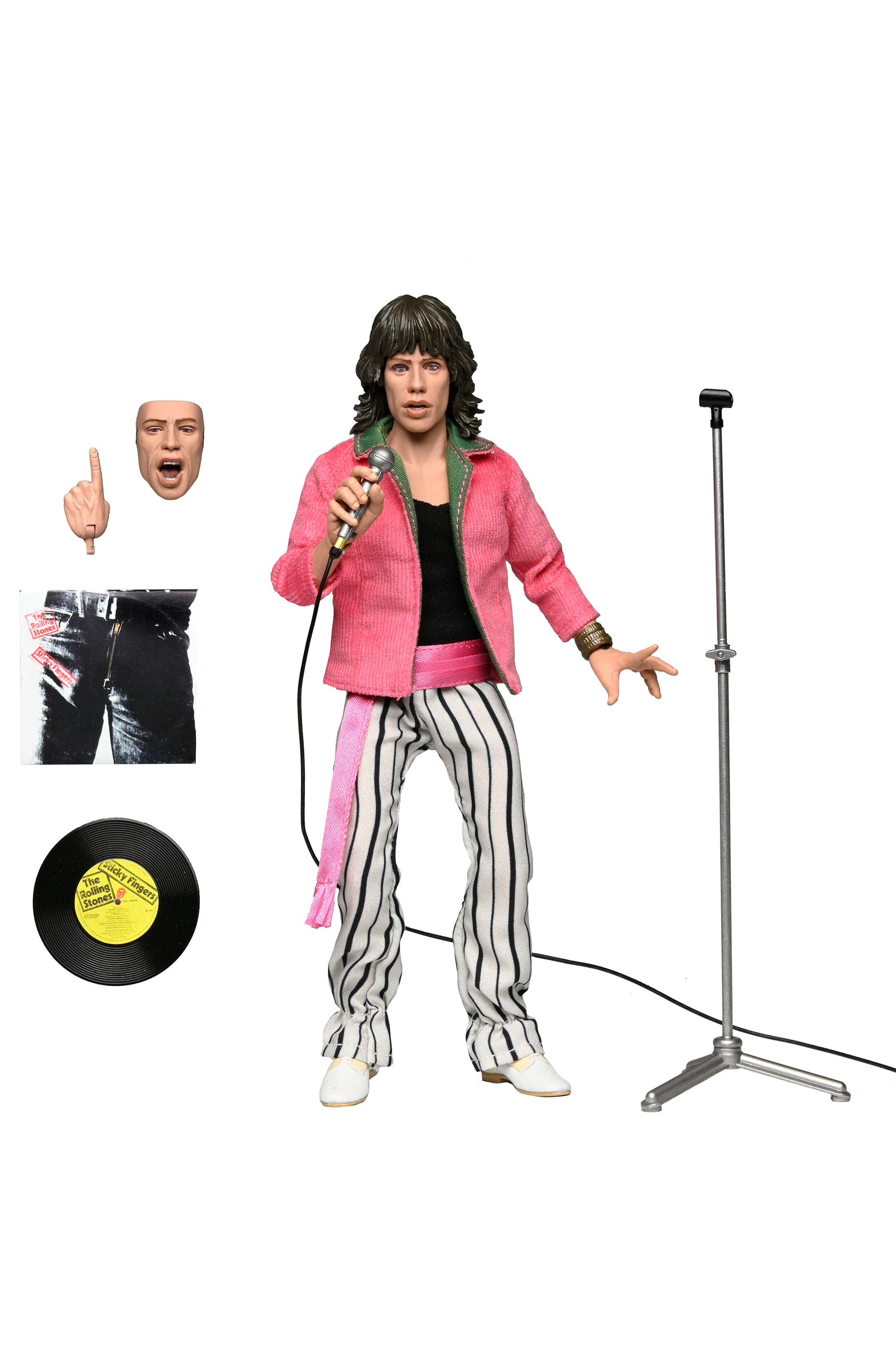 The Rolling Stones - Mick Jagger (1975) 8” Clothed Action Figure