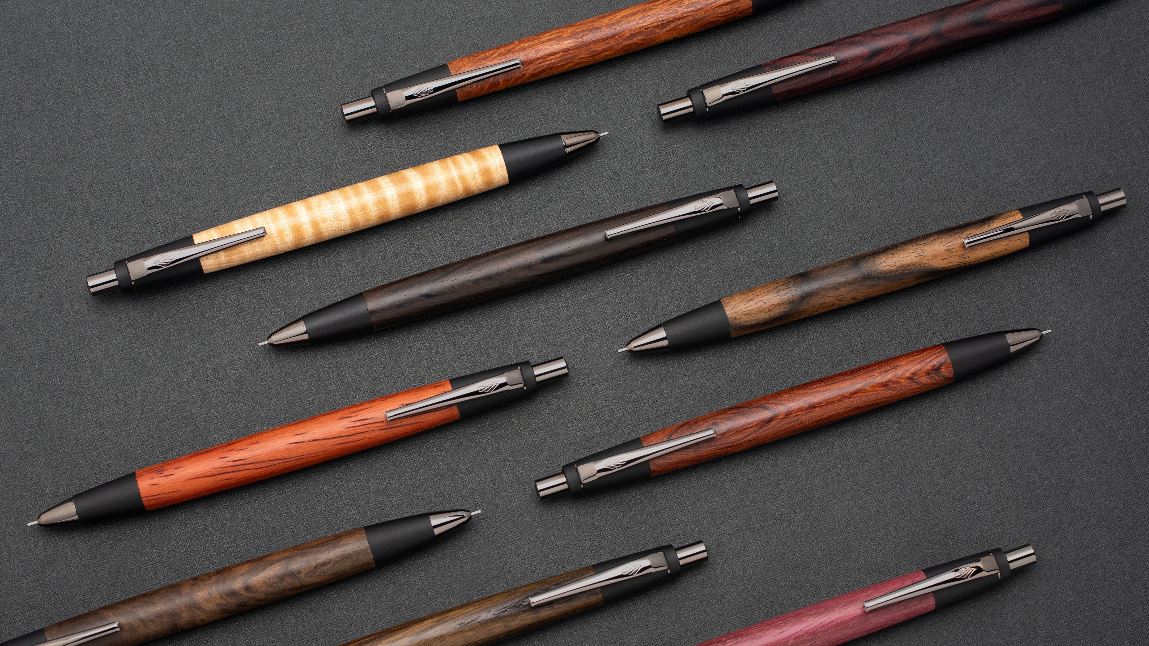 野原工芸 シャープペンシル 新型欅 ゴールド金具 書 野原工芸新型旧