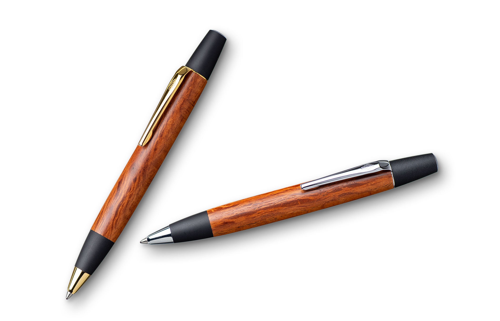 野原工芸 肥松金蘭杢 ボールペン 栃縮杢のボールペン・ロータリー