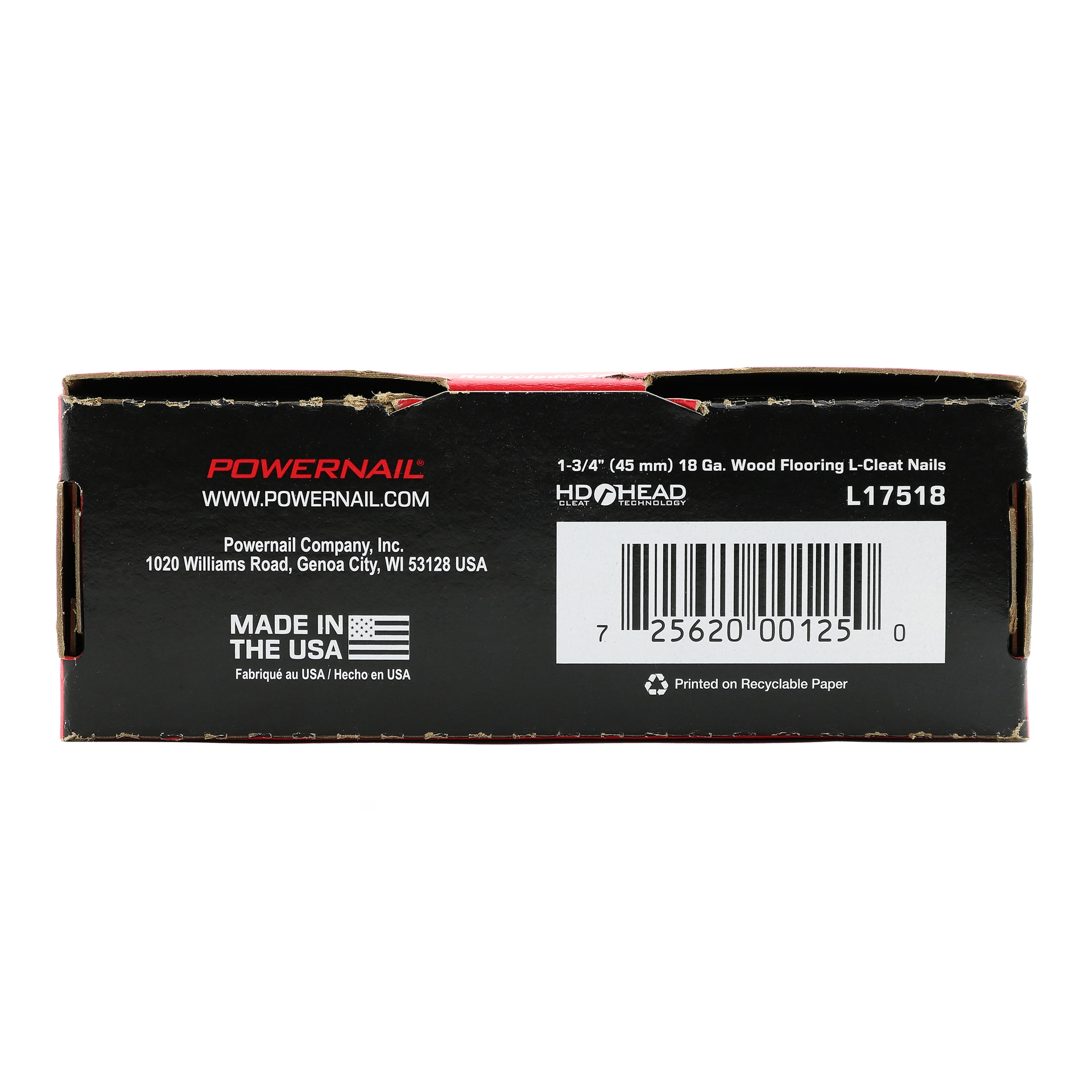 18 Gauge 1-3/4 Inch Length Flooring L-Cleat Nails (1000ct