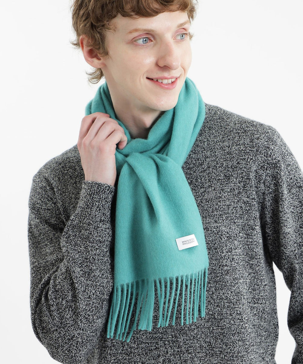 ウォッシャブルカシミヤ ソリッドマフラー(マフラー・ストール