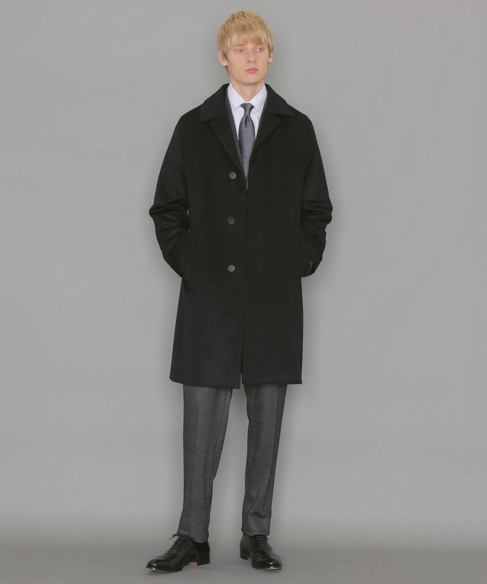 DUNFORD】ウールカシミヤビーバーステンカラーコート(コート