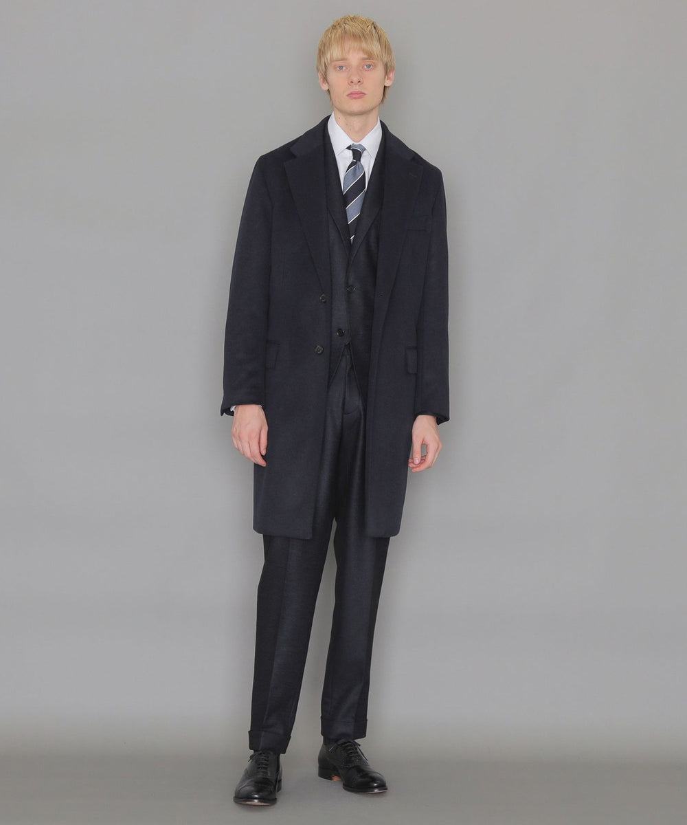 ウールカシミヤビーバーチェスターフィールドコート(コート