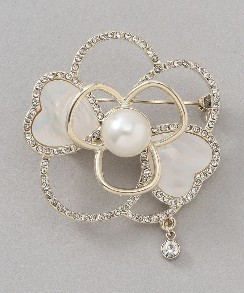 在庫一掃セール中！ 三日月型のロマンティックなブローチ 在庫一掃