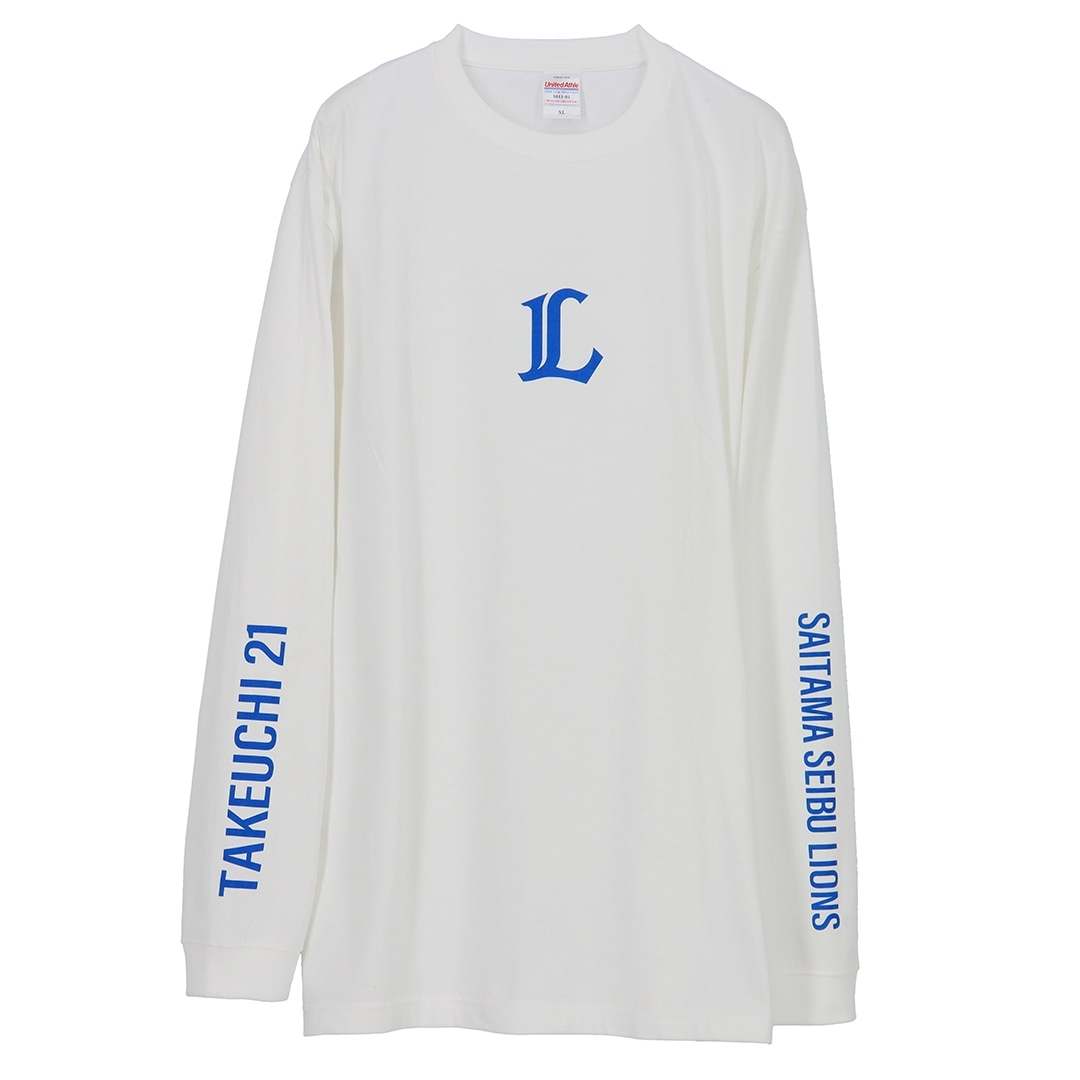 プレイヤーズロングスリーブTシャツ #21 武内 夏暉(ホワイト)(M): T