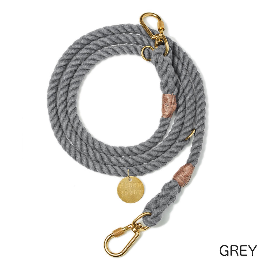 FOUND MY ANIMAL マットブラックロープリード Mサイズ FOUND MY ANIMAL