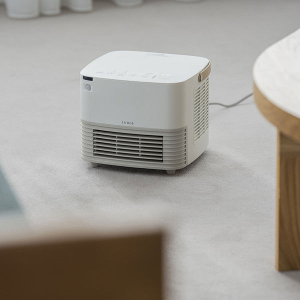 人感センサー付き セラミックファンヒーター ポカCUBE SH-CF251 | シロ